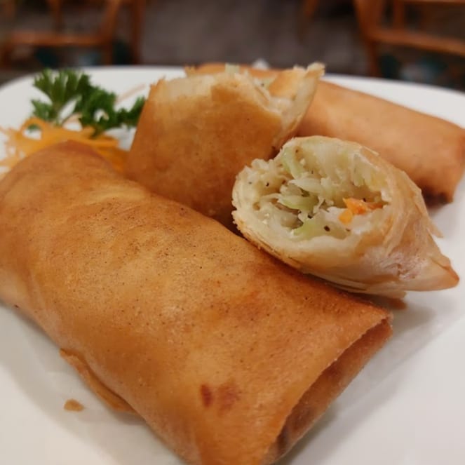 Vegetarian Eggrolls.