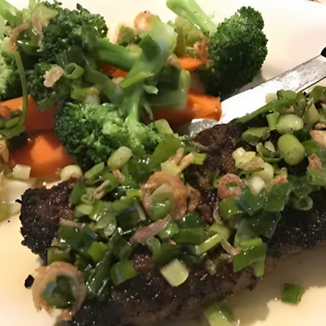 Marinated Steak.