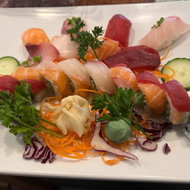 Uncooked Sushi Combo.