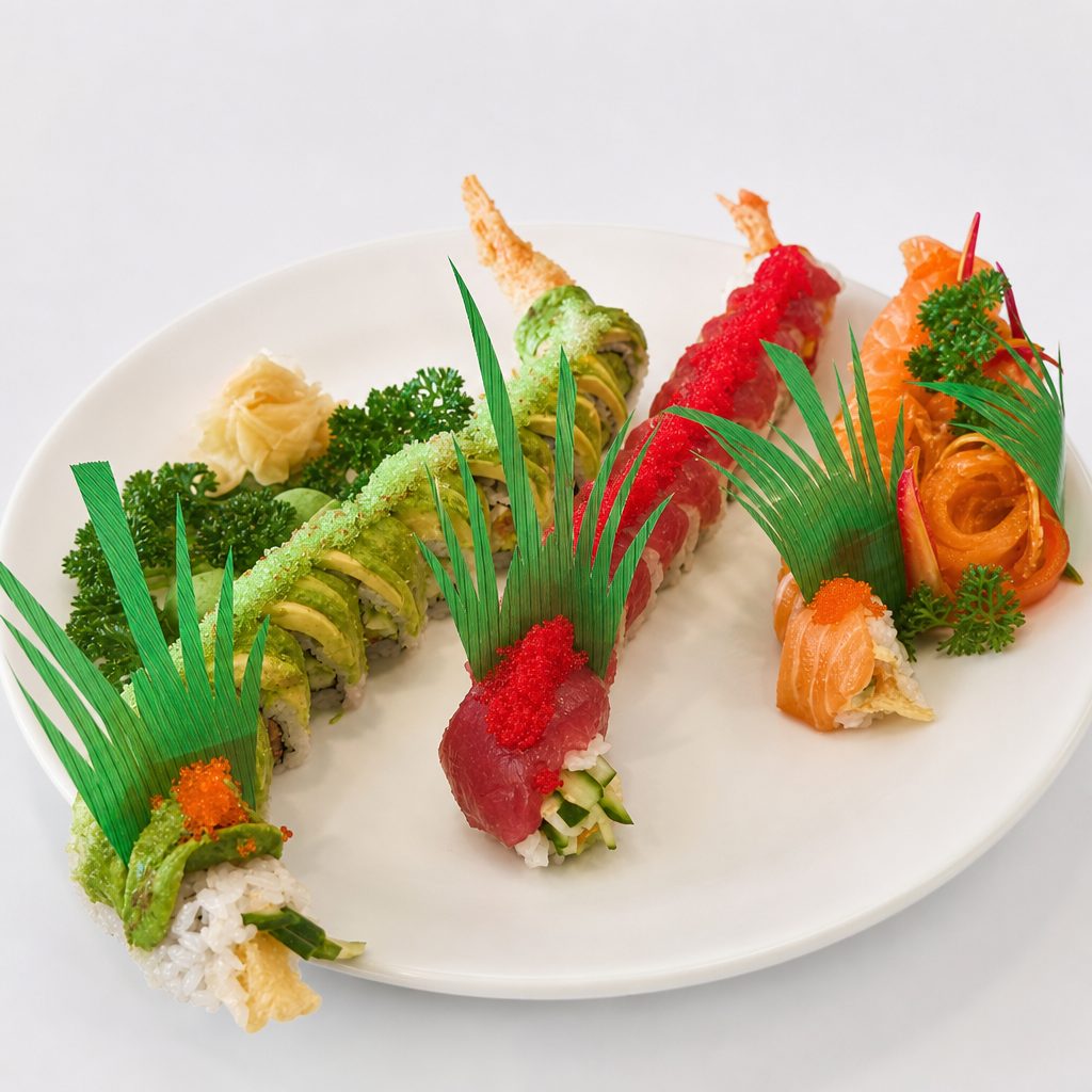 Crazy Platter Sushi Dinner.