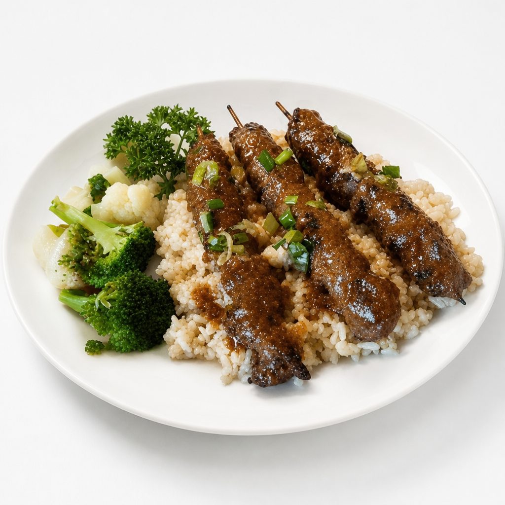 Sirloin Satay Stick.
