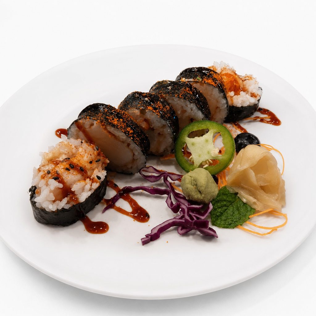 Spicy Scallop Maki.