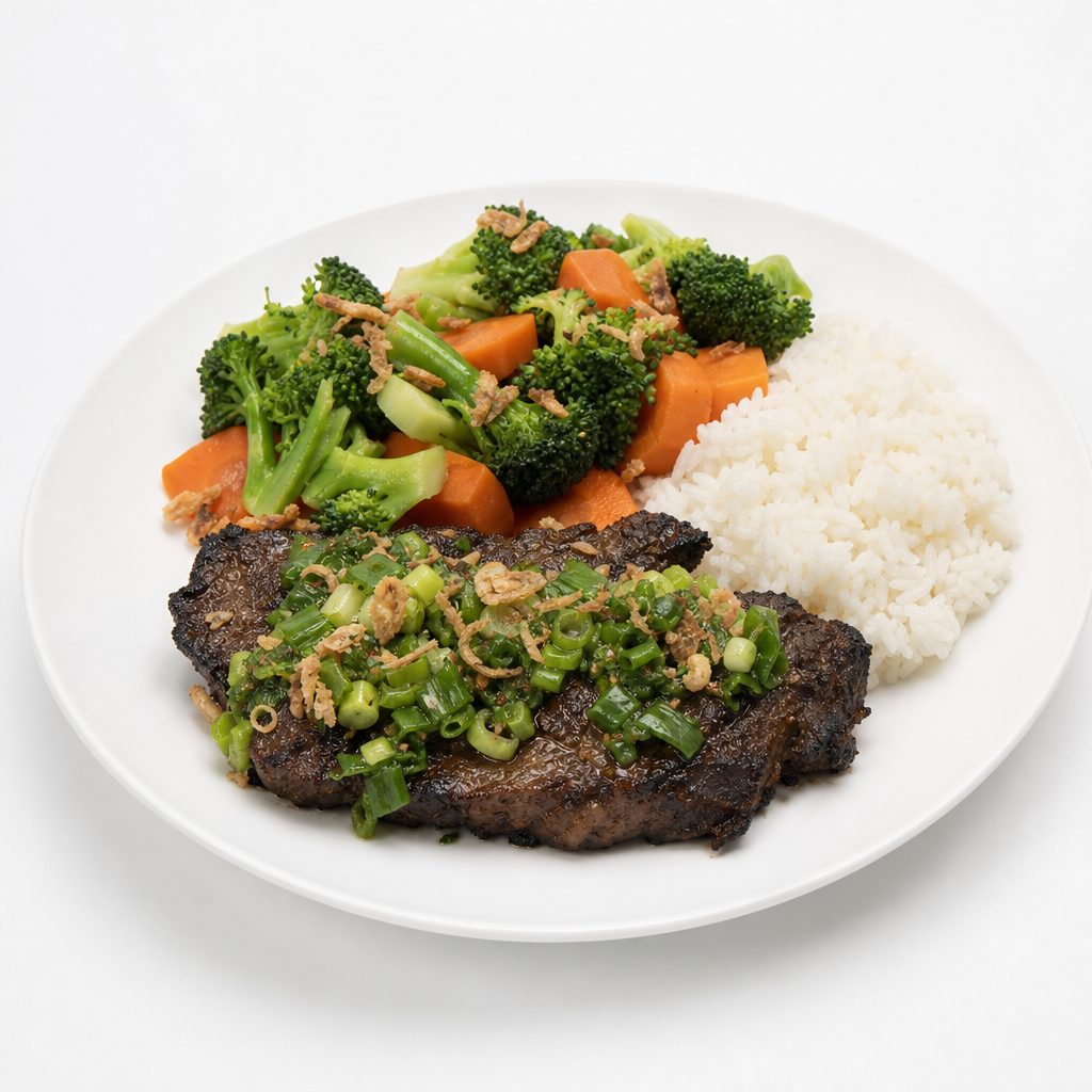 Marinated Steak.