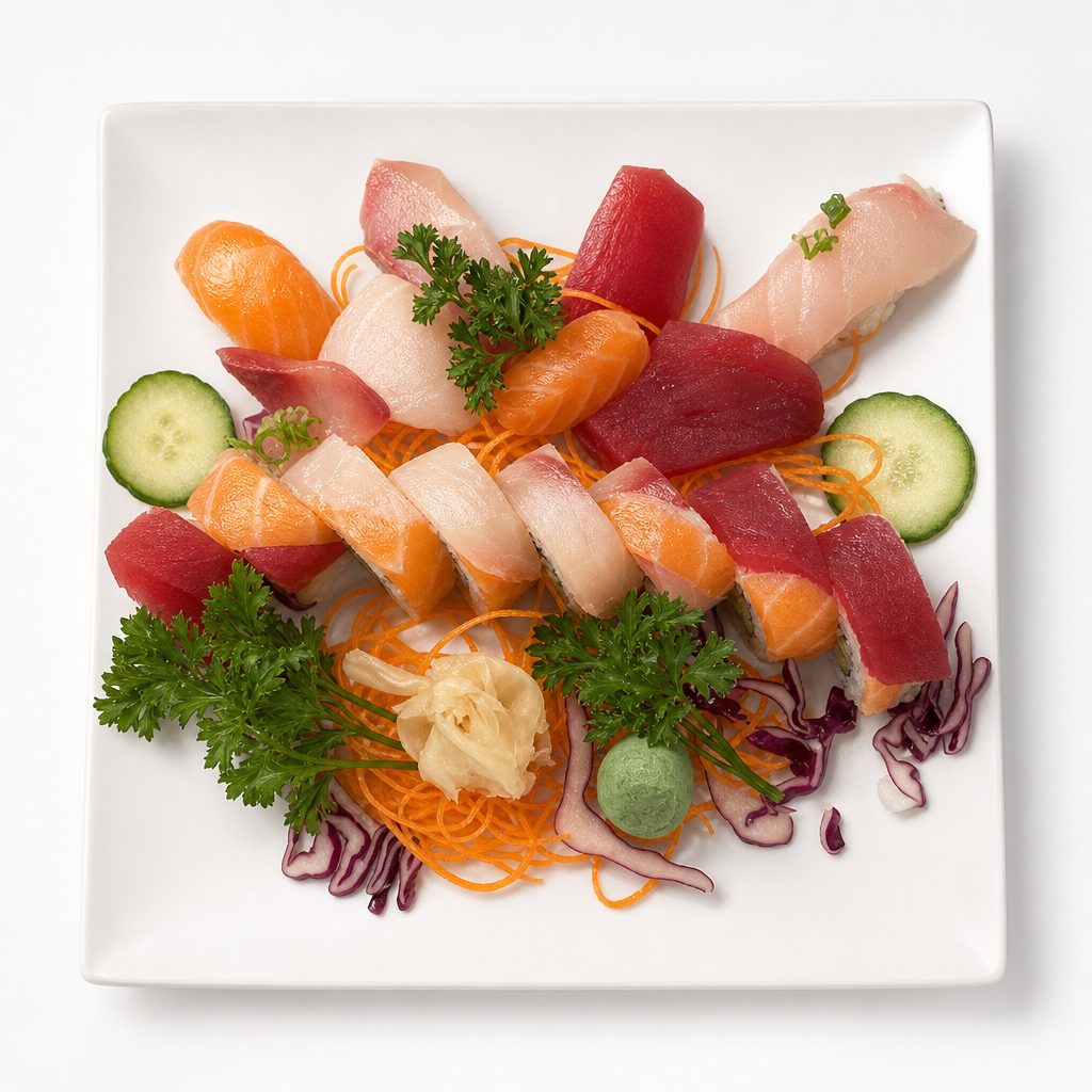 Uncooked Sushi Combo.