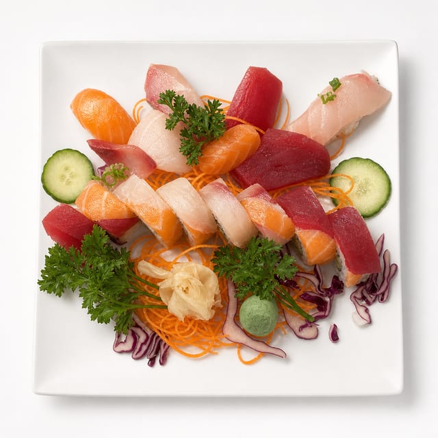 Uncooked Sushi Combo.
