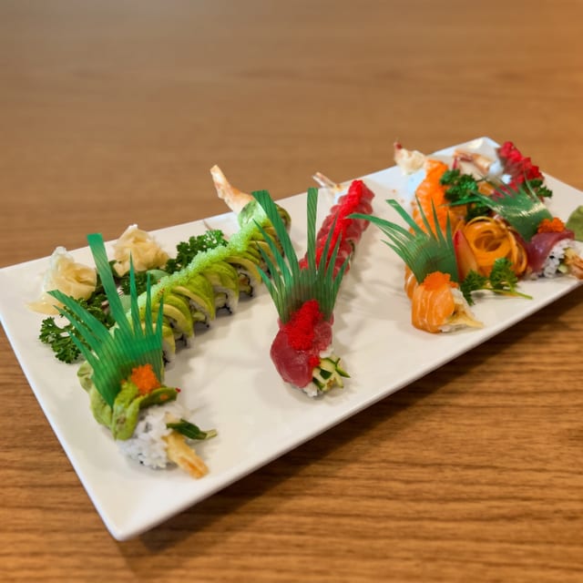Crazy Platter Sushi Dinner.