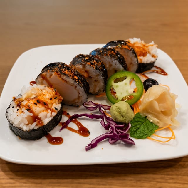 Spicy Scallop Maki.