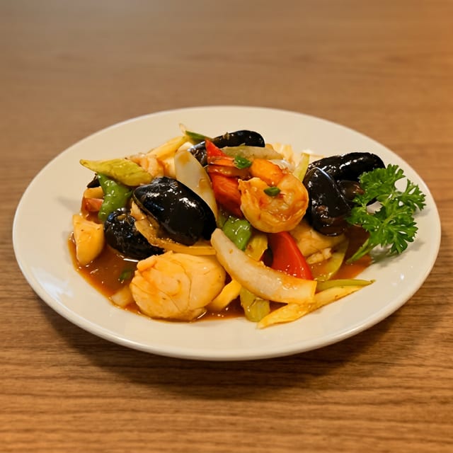 Sweet Chili Seafood.