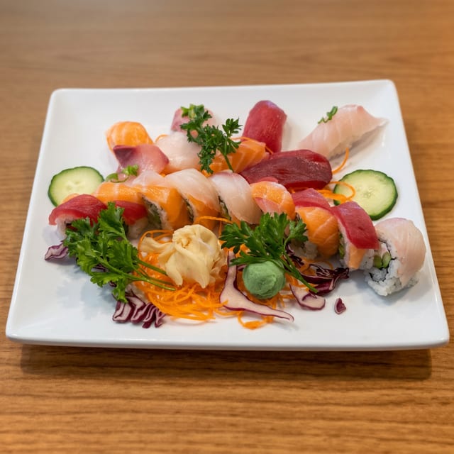 Uncooked Sushi Combo.
